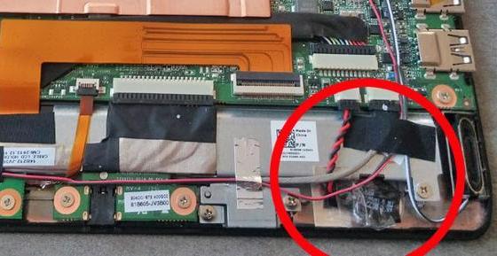 La batería BIOS del portátil Medion Akoya P2212T tuvo que ser reemplazada después de solo dos años de uso.