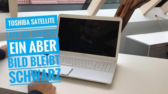 El Toshiba Satellite L870 enciende, pero no muestra imagen