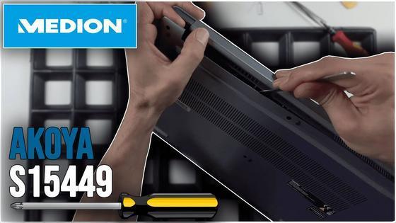 Medion Akoya S15449 por dentro &ndash; Cambiar RAM, SSD, batería y ventilador