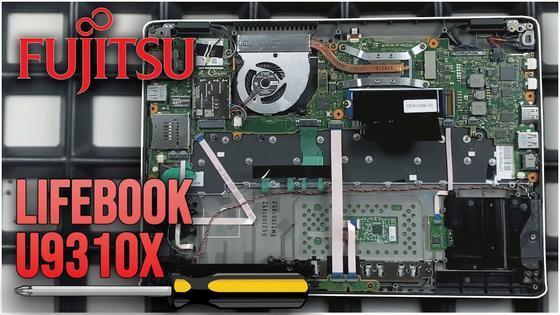 Fujitsu LifeBook U9310X von Innen - RAM‚ SSD‚ Akku‚ L&uuml;fter wechseln