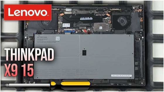 Lenovo ThinkPad X9 15 Internal View - Replace RAM, SSD, Battery, Fan