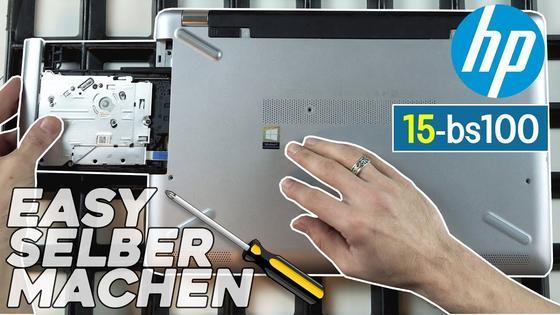 HP 15-bs100 de l’intérieur - Remplacer la RAM, le SSD, la batterie, le ventilateur - Guide