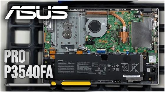 Asus Pro P3540FA von innen - RAM‚ SSD‚ Akku‚ L&uuml;fter wechseln