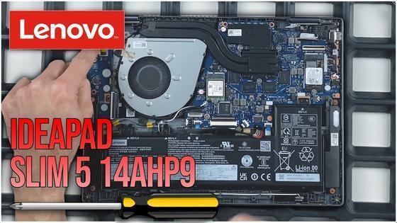 Lenovo IdeaPad Slim 5 14AHP9 from the Inside - Change RAM, SSD, Battery, Fan