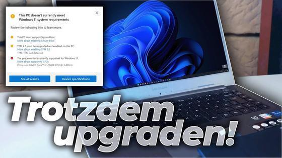 Bypass Windows 11 Requirements - Install Windows 11 on an Old Laptop?