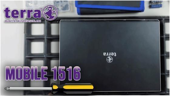 Wortmann Terra Mobile 1516 from the Inside - Replace RAM, SSD, Battery, Fan
