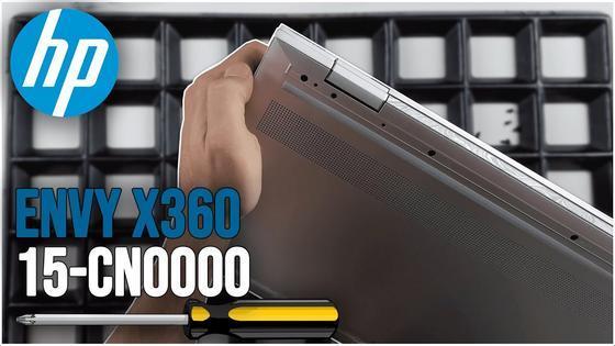 HP Envy x360 15-cn0000 vu de l’intérieur - Remplacement de la RAM, SSD, batterie et ventilateur