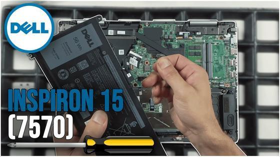 Dell Inspiron 15 (7570) von Innen - RAM‚ SSD‚ Akku‚ L&uuml;fter wechseln