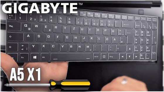Gigabyte A5 X1 von Innen - RAM‚ SSD‚ Akku‚ L&uuml;fter wechseln