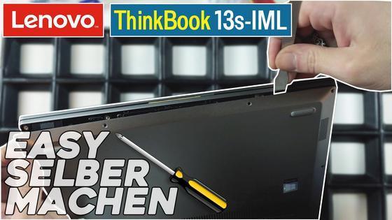 Lenovo ThinkBook 13s-IML from the Inside - Replacing RAM, SSD, Battery, Fan - Tutorial