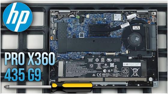 HP Pro x360 435 G9 von innen - RAM‚ SSD‚ Akku‚ L&uuml;fter wechseln
