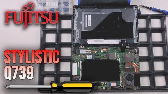 Fujitsu Stylistic Q739 von innen - RAM‚ SSD‚ Akku‚ L&uuml;fter wechseln