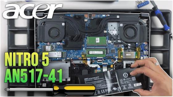 Acer Nitro 5 AN517-41 from the Inside &ndash; Replacing RAM, SSD, Battery, and Fan