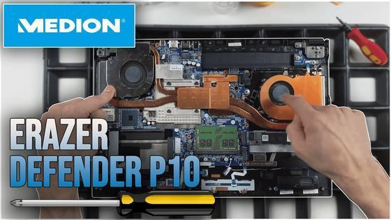 Medion Erazer Defender P10 (MSN:30029999) por dentro: cómo cambiar la RAM, SSD, batería y ventilador