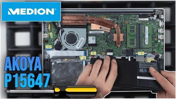 Medion Akoya P15647 por dentro &ndash; Cambiar RAM, SSD, batería, ventilador