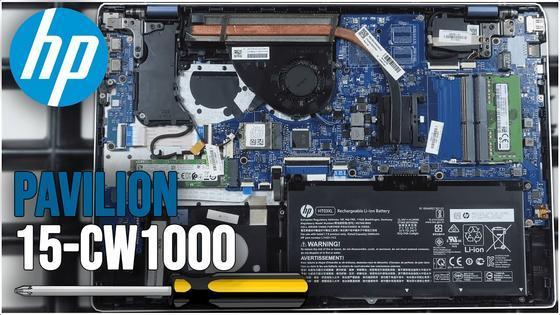 HP Pavilion 15-cw1000 de l'intérieur &ndash; Remplacer la RAM, le SSD, la batterie, le ventilateur