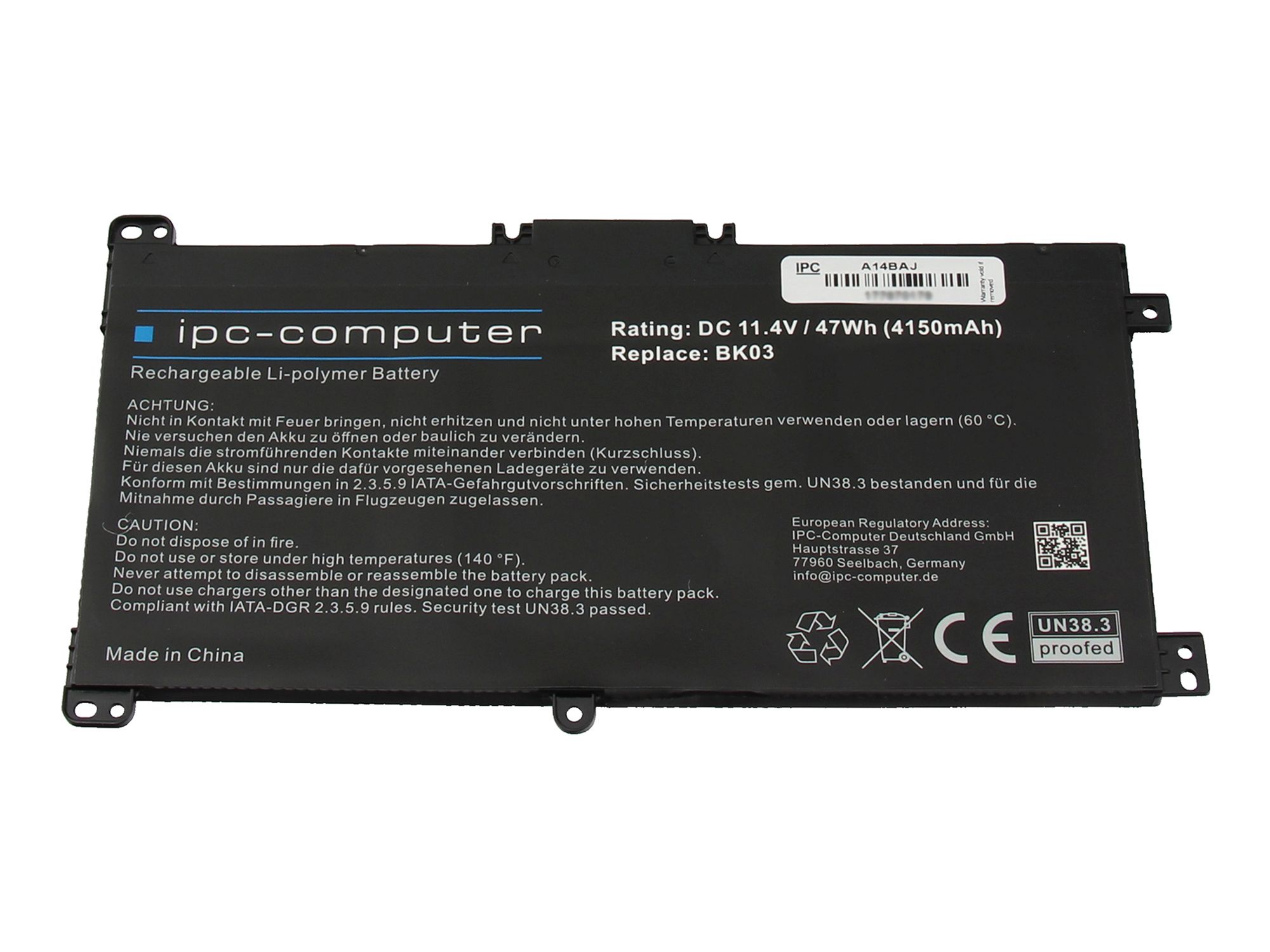 Informationen zur Produktsicherheit