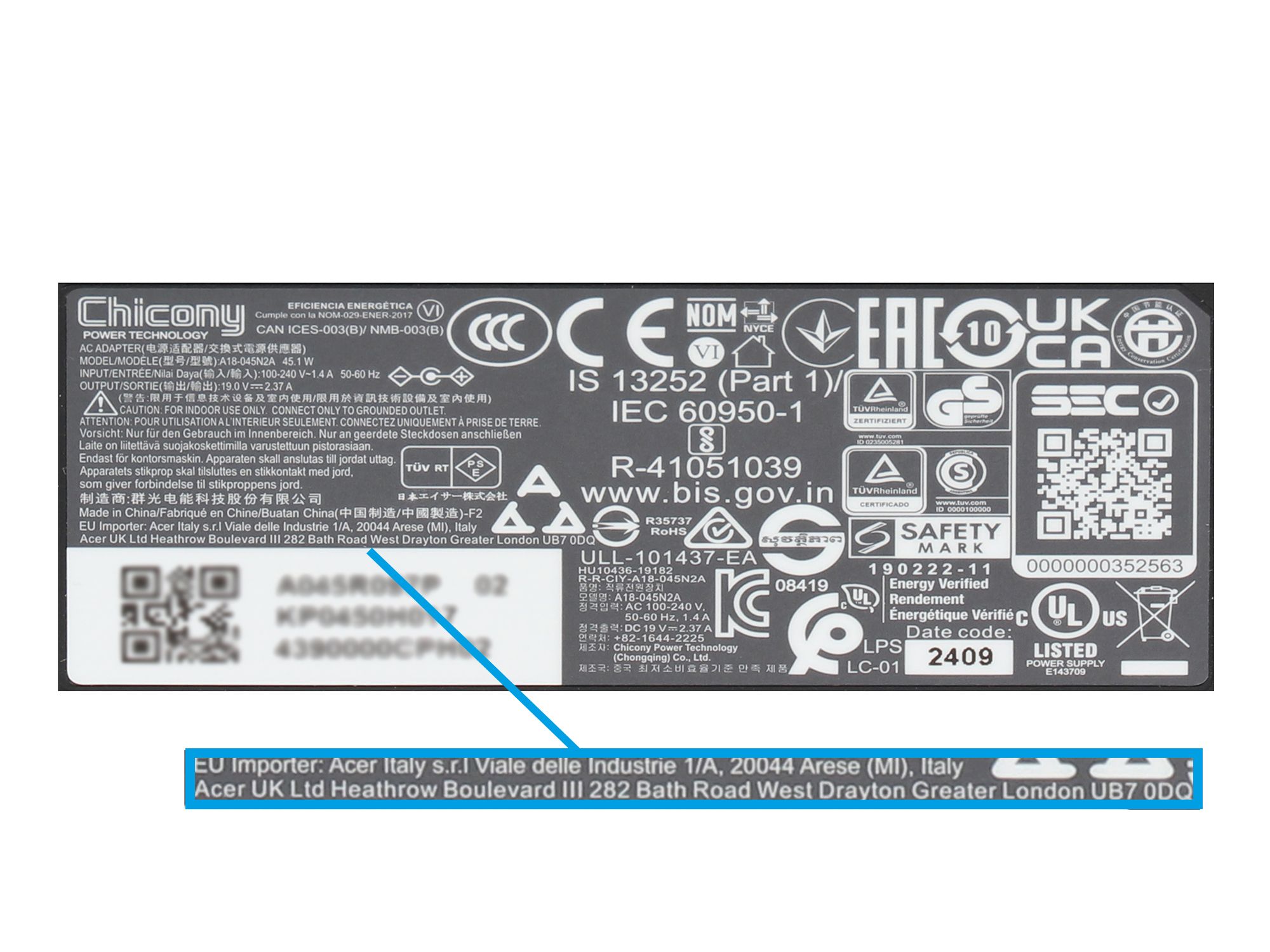 Informationen zur Produktsicherheit