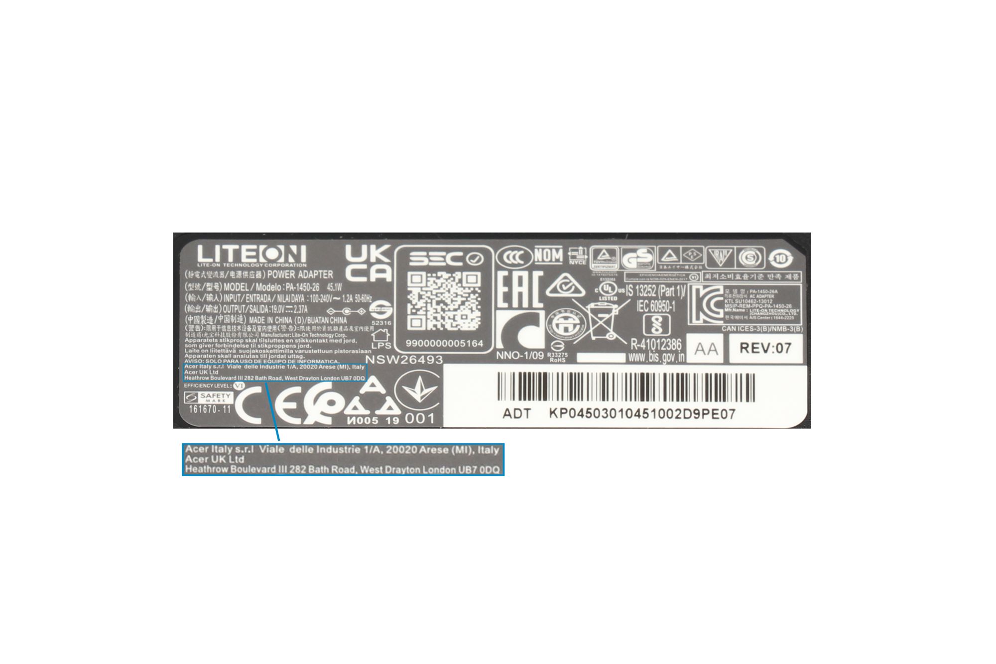 Informationen zur Produktsicherheit