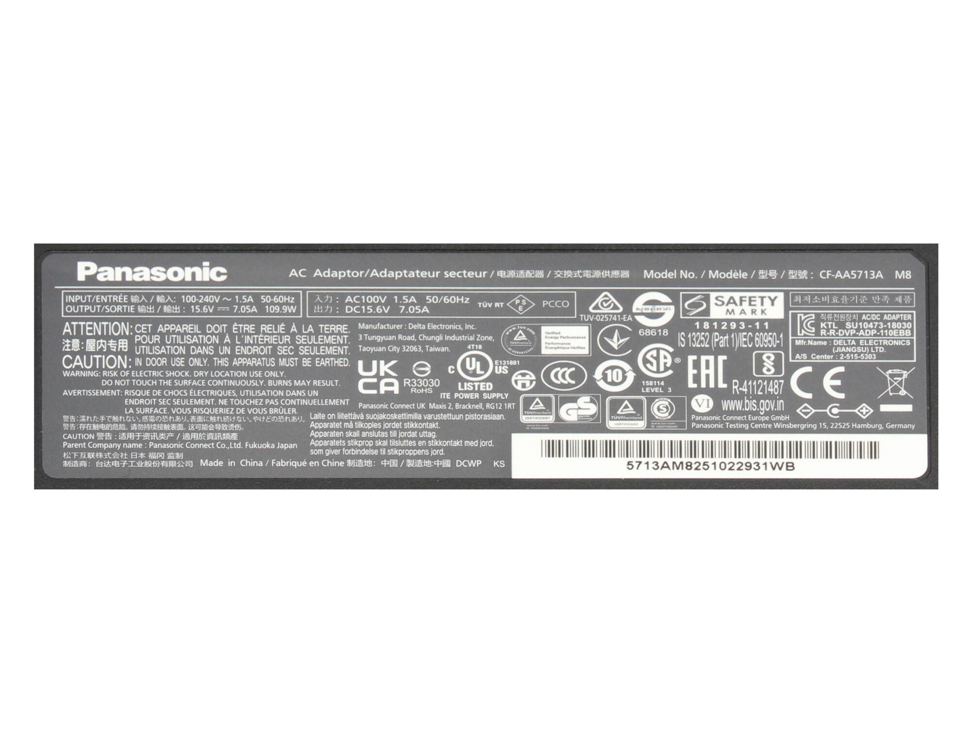 Informationen zur Produktsicherheit