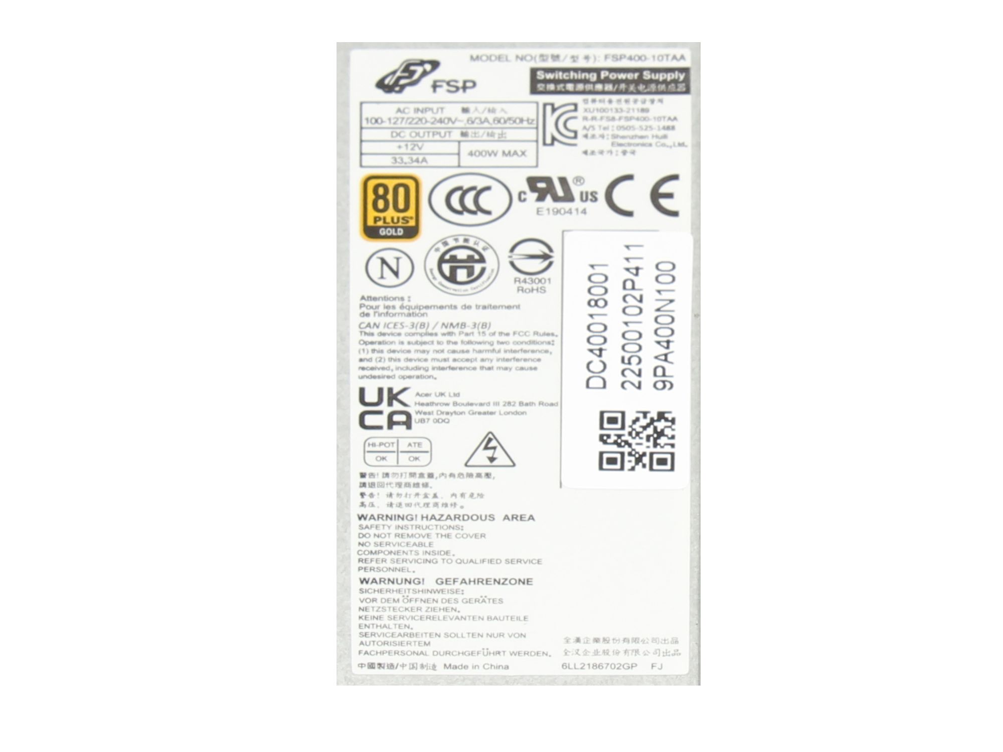 Informationen zur Produktsicherheit