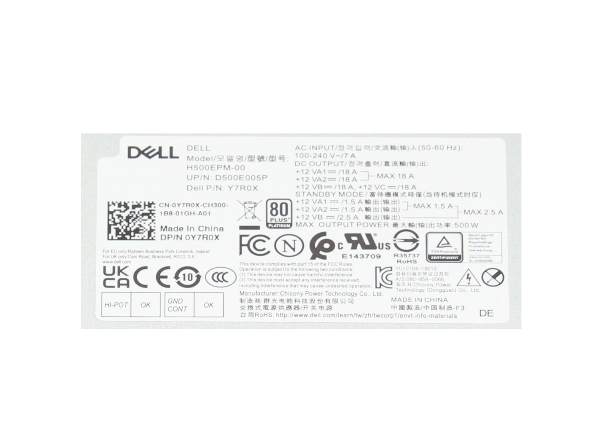 Informationen zur Produktsicherheit