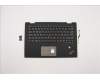 Lenovo 01LX850 C-Cover with keyboard, Switzerland, Black, Backlight, UK