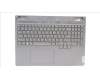 Lenovo 5CB1L56042 C-Cover with keyboard, English, Storm Grey, RGB Backlight, US