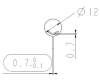Asus 13020-02920100 ZF3 SERIES SIM TRAY NEEDLE