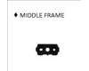 Asus 13NB0X82P08011 UX8402ZE-2K MB MIDDLE FRAME