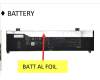 Asus 13NB10B0L22011 W7604J3D BATT AL FOIL
