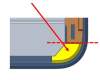 Asus 13NR04H0L72011 GV301QE HINGE RUBBER R