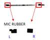 Asus 13NR09U0L06011 GA402RK MIC RUBBER R