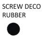 Asus 13NR09U2L07011 GA402RK-2E SCREW DECO RUBBER
