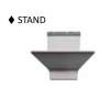 Asus 13PT0340M05011 M3700WUA STAND BLACK