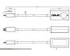 Asus 14025-00230000 B9 MICRO HDMI TO RJ45 CABLE