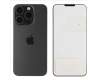 661-35700 Apple Back Glass (Original) - Black Titanium, Apple iPhone 15 Pro