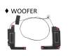 Asus 04072-04600200 NR2202RX WOOFER