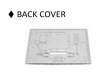 Asus 13PT0340M15011 M3700WUA BACK COVER BALCK