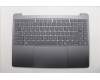 Lenovo 5CB1R61674 C-Cover with keyboard, English, Luna Grey, Non_Puresight Logo, Screw