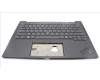 Lenovo 5M11H62610 C-Cover with keyboard,USA English,Black,Backlight,Fingerprint