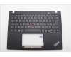 Lenovo 5M11L86308 C-Cover with keyboard,UK English,Black,Backlight,WWAN