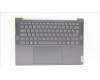 Lenovo 5CB1L50284 C-Abdeckung mit Tastatur, Slowenisch, Sturmgrau