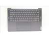 Lenovo 5CB1L50300 C-Abdeckung mit Tastatur, USA &ndash; Englisch, Schiefergrau