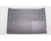 Lenovo 5CB1L55122 C-Abdeckung mit Tastatur, Hebr&auml;isch, Sturmgrau
