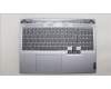 Lenovo 5CB1L60128 C-Abdeckung mit Tastatur, Belgisch, Mineralgrau, RGB-Hintergrundbel., GB