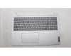 Lenovo 5CB1L66528 C-Abdeckung mit Tastatur, Skandinavien, Wolkengrau, Hintergrundbeleuchtung, Ohne_Fingerabdruckscanner