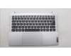 Lenovo 5CB1L69706 C-Cover with keyboard, Switzerland, Cloud Grey, Non-Backlight, Non-Fingerprint, UK