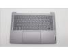 Lenovo 5CB1L72144 C-Cover with keyboard, Italian, Arctic Grey, UK