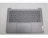 Lenovo 5CB1L72134 C-Cover with keyboard, US English Euro, Arctic Grey, US